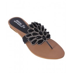 Stone Jeweled Stylish Slippers RG-014